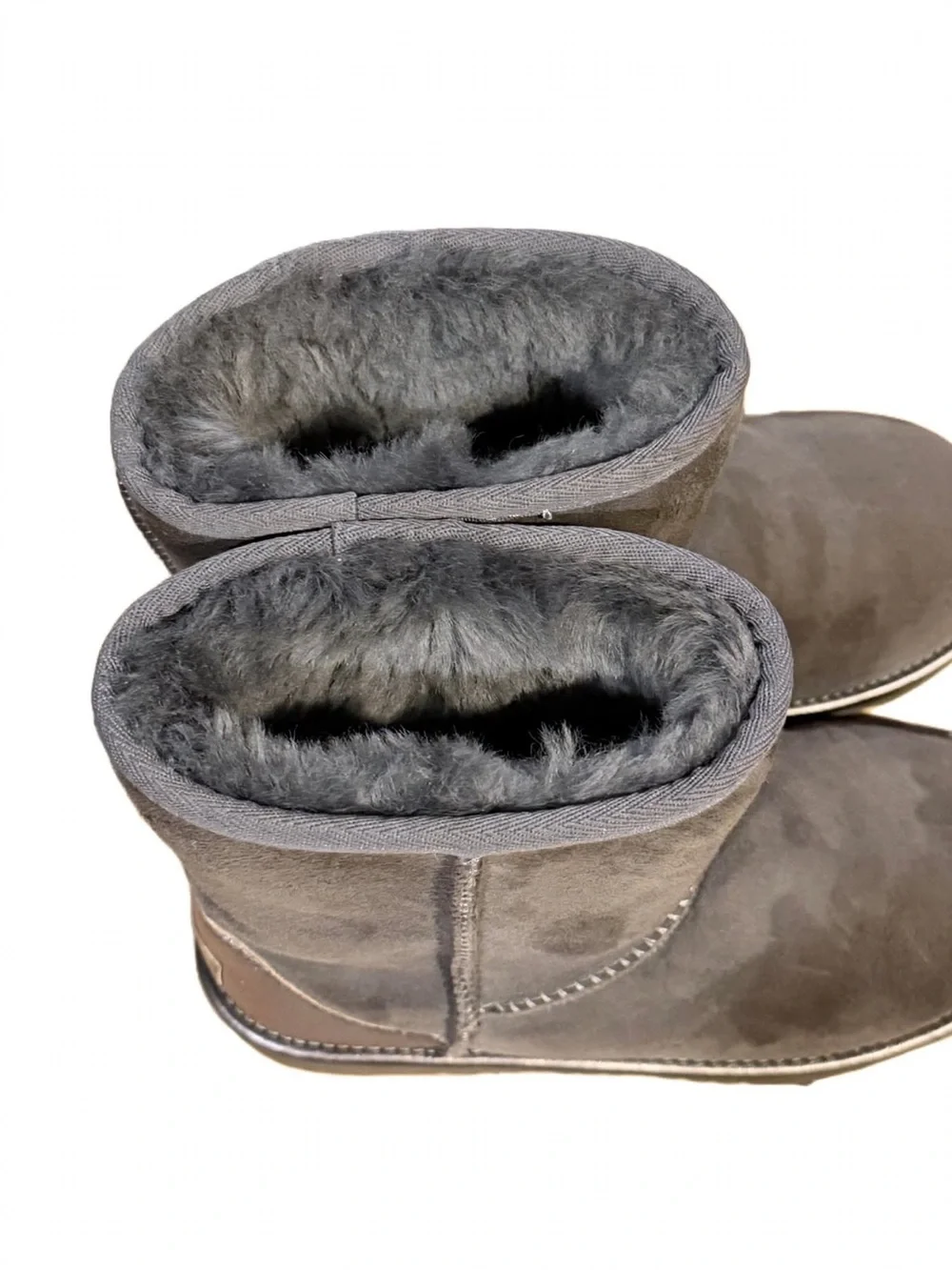 UGG Kids' Classic II Shine Boots Charcoal Size 4Y - Excellent Condition - Origin